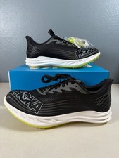 Hoka Mens Crescendo MD 2 Track  Field Shoes Size 8.5 Black/White With Spikes