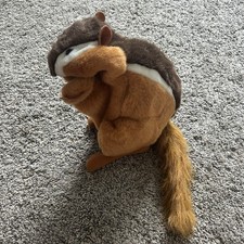 Folkmanis Chipmunk Hand Puppet 2092 Vintage Plush Stuffed Animal Retired 11"