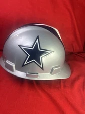 NFL Dallas Cowboys MSA Safety V-Gard Protective Hard Hat Medium