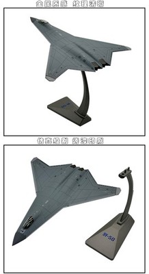 New 1/72 Scale China PLA Sixth Generation J-50 Stealth Fighter Jet Metal Model