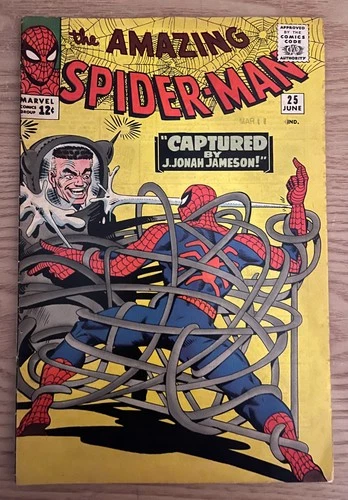 Amazing Spider-Man # 25 7.0 Oww Pgs, Spider-Slayer, 1st Mary Jane Cameo