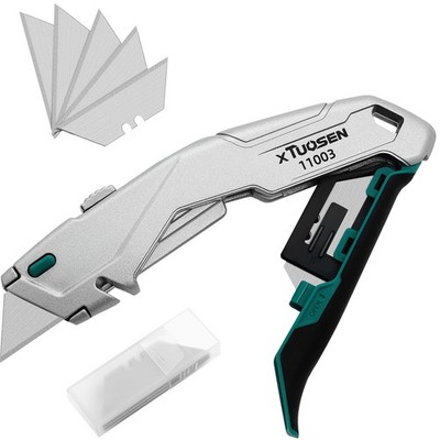 Universal Teppichmesser, Einziehbarer Universalmesser Mit Klingenaufbewahrung...