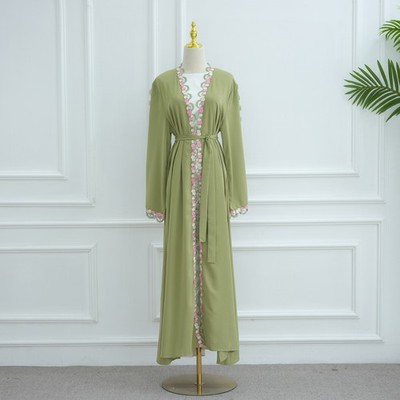 Turkey Women Long Maxi Dress Cardigan Open Kimono Modest Robe Abaya Dubai  Gown | eBay