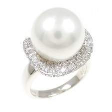 Authentic PT900 White Butterfly Pearl Ring 0.5" 230-000-338-6643