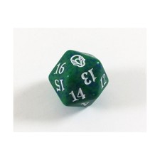 WotC MTG Spindown d20 Life Counters Dominaria - Green & Blue w/White NM