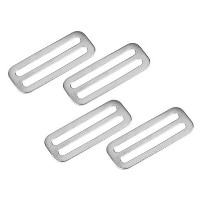 4 Stück Scuba Diving 2'' Gewichtsgürtelschlitten Edelstahl Stopper Keeper