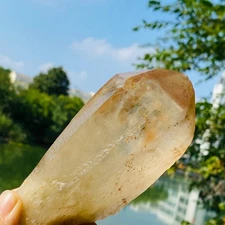 403g Natural Citrine Crystal quartz Cluster Mineral Specimen Healing