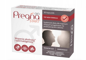 Pregna Start ON 30/60/90 Kapseln für Männer Selen Zink L-Arginin Glutathion