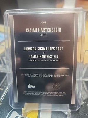 2024 TOPPS MIDNIGHT ISAIAH HARTENSTEIN HORIZON SIGNATURES #HS-IH