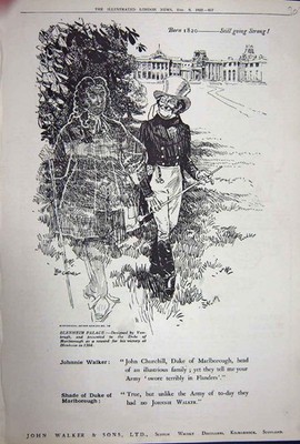 Old Print Ref.888 Advertisement 1922 John Walker Scotch Whisky Distillers