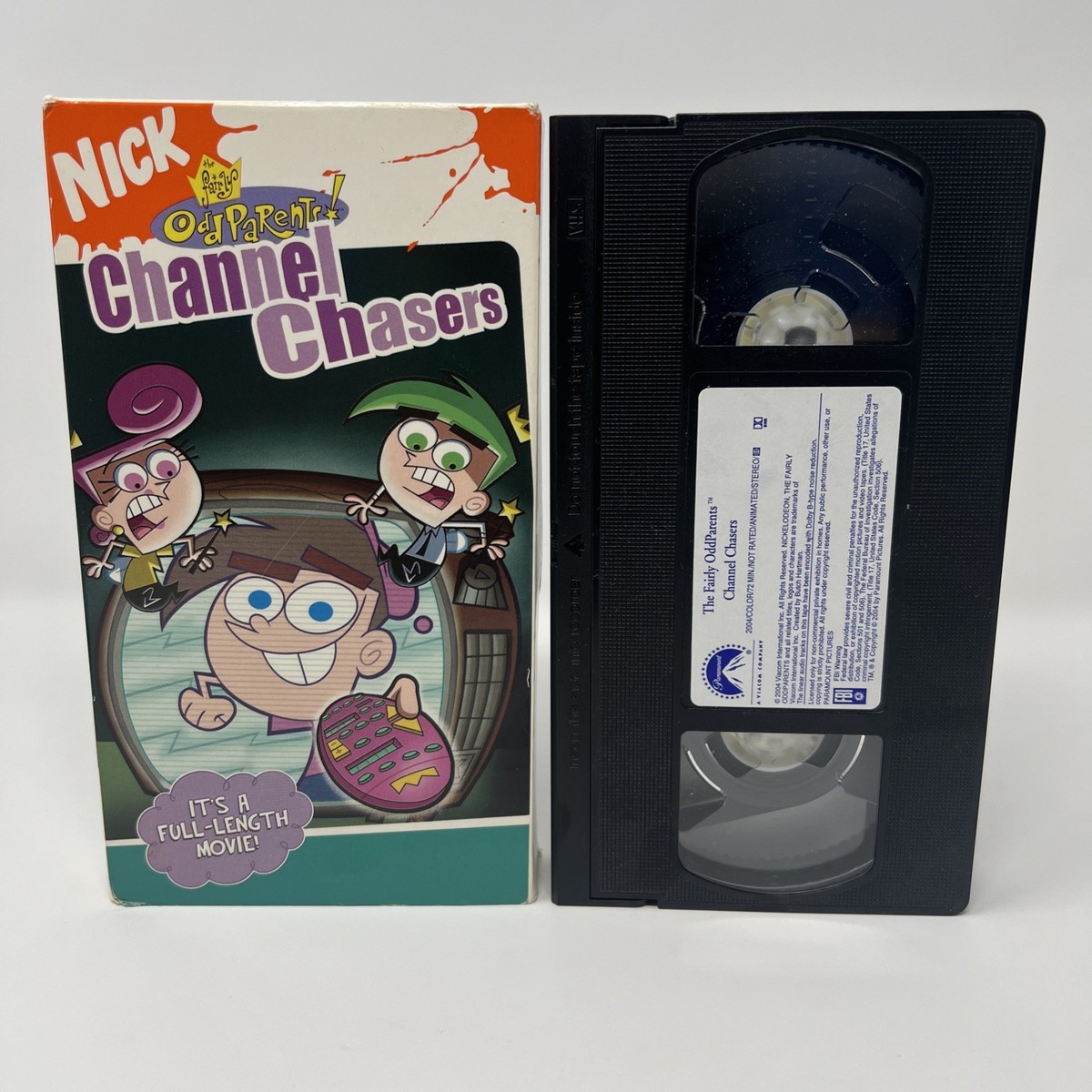 Fairly odd Parents channel chasers VHS | eBay