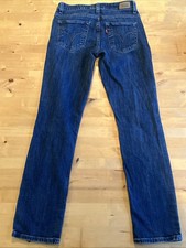 Levi's Jeans Women Size 4 28  x28  Original Blue Denim Stretch Straight Mid-Rise