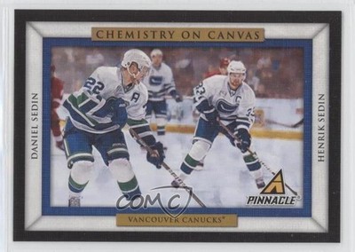 2010-11 Panini Pinnacle Chemistry on Canvas Henrik Sedin Daniel #6 HOF 1m8