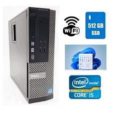Dell OptiPlex 3010 Desktop SFF Core i5 16GB Ram 512GB SSD Wi-Fi Windows 11 HDMI