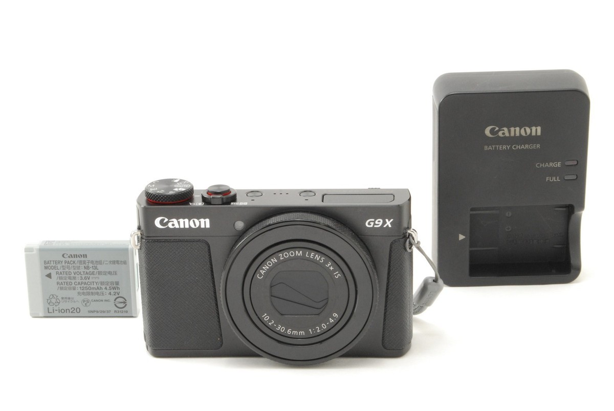 TOP MINT] Canon PowerShot G9X Mark II Digital Camera Black