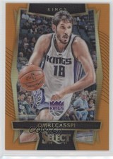 2016-17 Panini Select Concourse Orange Prizm 35/60 Omri Casspi #47 0q3