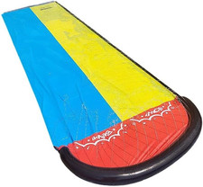 Inflatable Lawn Water Slide for Kids & Adults  Slip and Slide with Splash Pool