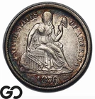 1876 Seated Liberty Dime, Choice XF++
