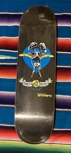 New Sealed Anti Hero Skateboard Deck Raney Beres Big Bord Black 8.63 32.044