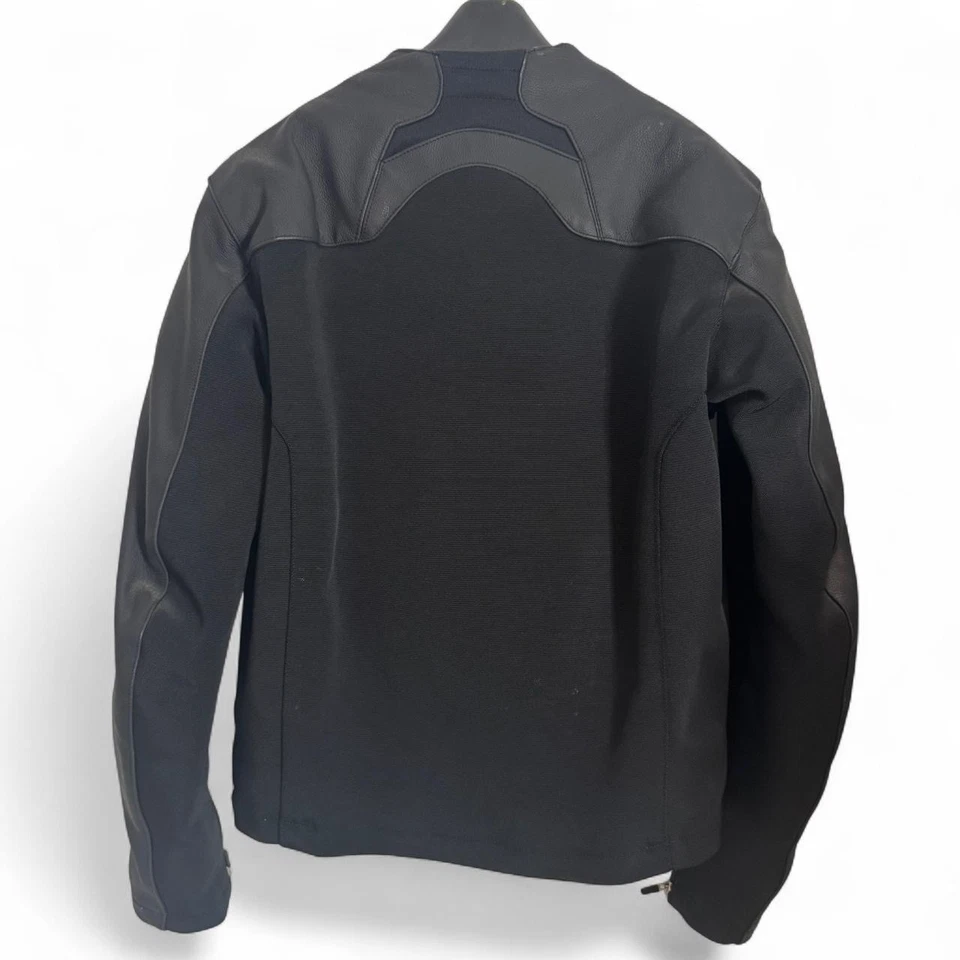 Icon Men’s Accelerant Stealth Motorcycle Riding Jacket Black Leather Armor | M - Image 3 of 4