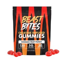 BEAST BITES Creatine Monohydrate Gummies - 5g Creapure - Muscle, Recovery