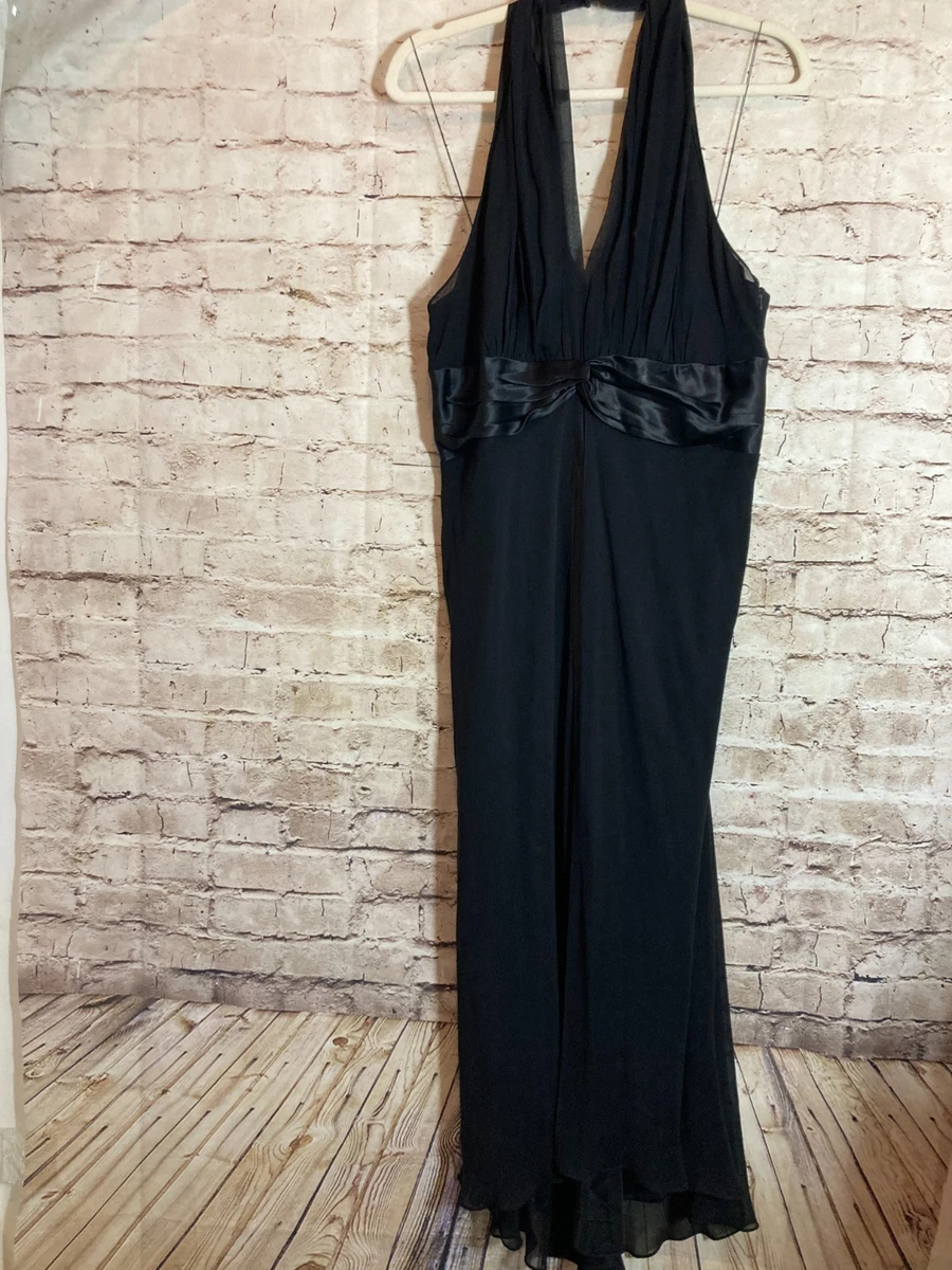 sachin and babi light blue dress Maggy London Illusion Embroidered Gown in Black
