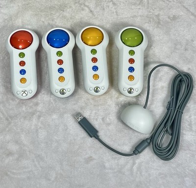 Microsoft Xbox 360 Big Button Pad Controllers Set of 4 & IR Receiver Never Used