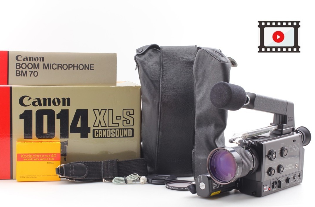 Overhaul!![MINT w/Box] Canon 1014XL-S Super 8 8mm Film Movie Camera From JAPAN