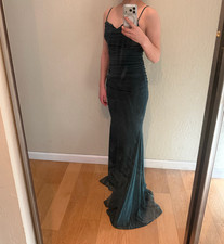 Sparkling Dark Emerald Mermaid style Prom Dress from Windsor, Perfect Condition