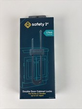 Safety 1st Double Door Cabinet Locks Charcoal 2-Pack