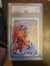 2025 Donruss WNBA Kiki Iriafen Crunch Time RC Diamond #20 Mystics