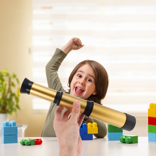 Teleskop Teleskop Spielzeug Student Wissenschaft Experiment astronomische Kinder - Bild 4 von 12