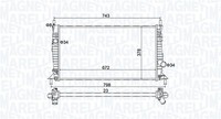 Magneti Marelli MotorküHler WasserküHler 350213157400 FüR Ford Focus 2 Max DM2