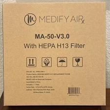 Medify - H13 Filter for MA-50 Air Purifier - 1 Filter - New Sealed