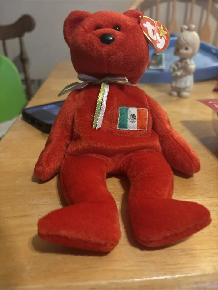 Ty Beanie Baby Osito Bear McDonald’s International Bears II NOVO NO PACOTE - Imagem 3 de 3