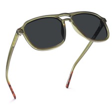 XXL Size Extra Large 160MM Polarized Double Bridge Aviator Sunglasses Big Wid...