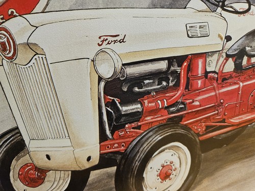 Ford Farming Jubilee Tractor Tin Metal Sign Man Cave Garage Decor 12.5 x 16 - Picture 2 of 6