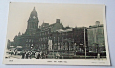 Leeds the town hall  real photo (eb47
