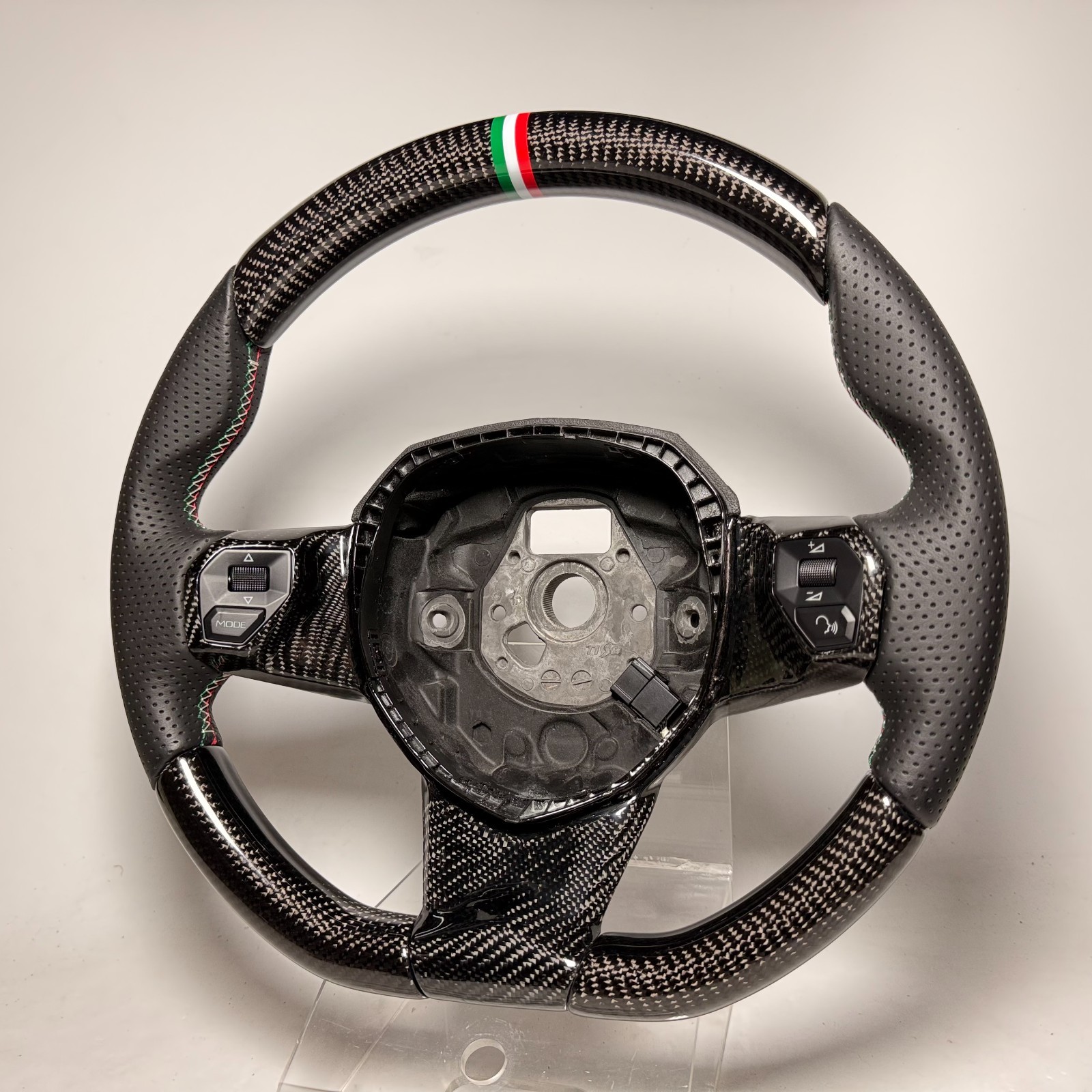 FULL Carbon steering wheel Lamborghini Aventador SV LP700 Leather Italian ring 2