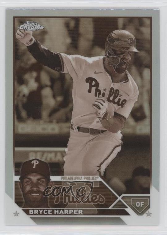 2023 Topps Chrome Sepia Refractor Bryce Harper #3 na2