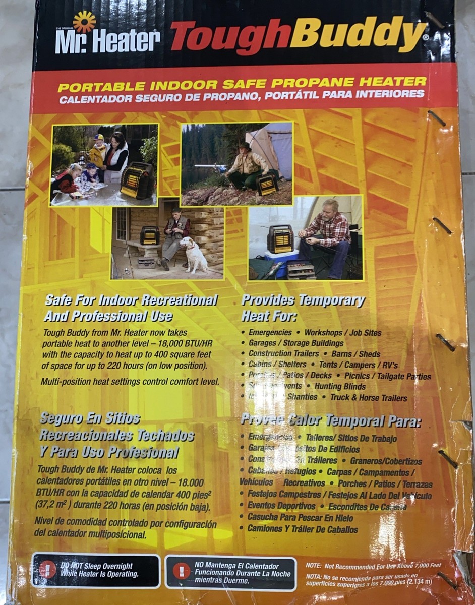 tough buddy are my buddy heaters safe indoors