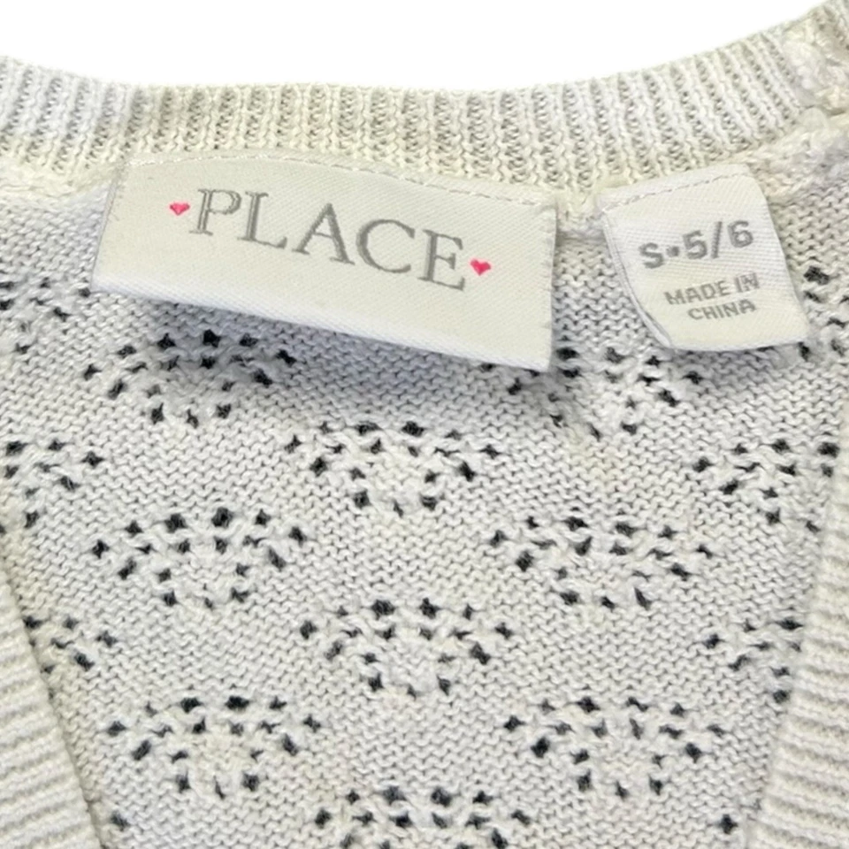 Bolero encogido de hombros marfil para niños talla 5 6 elegante con ojales frente abierto Top Foto 2 de 4