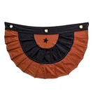 New Primitive SMALL HALLOWEEN BUNTING Flag Banner Orange Black Star