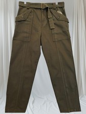 Banana Republic Women  s Dark Green Tapered Utility Pants NEW WITH TAGS SZ. 6