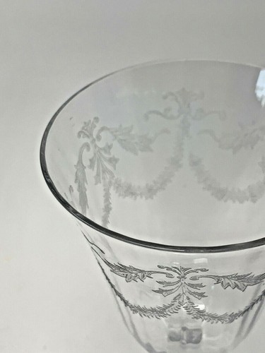 1 FOSTORIA VICTORY Stem 766 Etch 257 WATER GOBLETS 6 5/8" TALL Holds 10 oz full - Picture 9 of 12