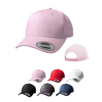 Flexfit GEBOGENE SNAPBACK KAPPE mit Snapback-Verschluss Neu FX7706