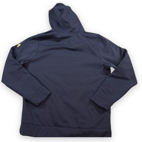 Under Armour Stephen Curry Hoodie Mens Large Navy Blue 1276820 SC Logo Cold Gear - Picture 2 of 10