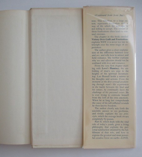 Love by Lao Russell, signed 1966 1st Edition, University of Science & Philosophy - Foto 12 di 12