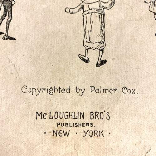 1895 BROWNIE YEARBOOK,FIRST EDITION?ILLUSTRATED PALMER COX,McLAUGHLIN BROS,GIFT! - Picture 10 of 10