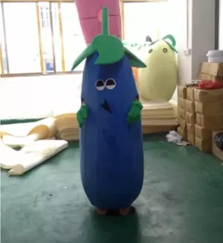Eggplant mascot costume adult Halloween party role-playing fancy dress parade H - Picture 2 of 4